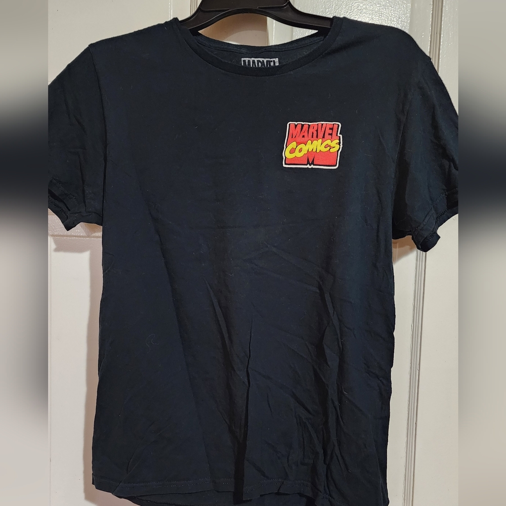 Black Marvel Graphic Tee